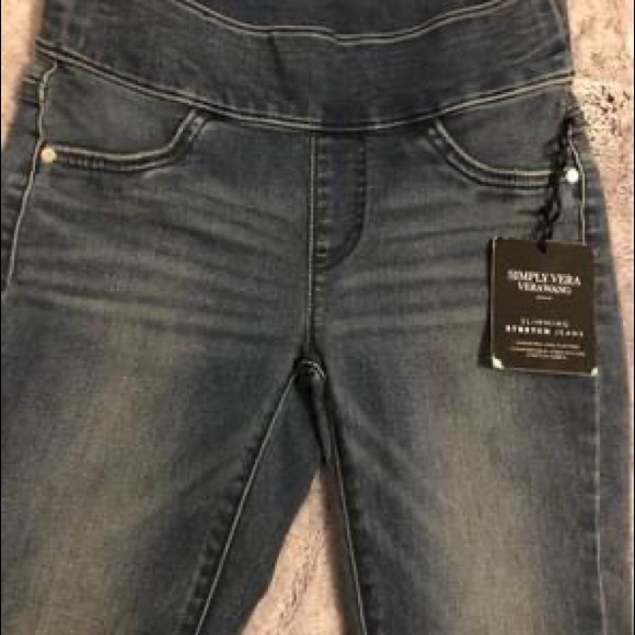 Simply Vera Verawang Skinny Jeans Size 0 - Picture 2 of 5